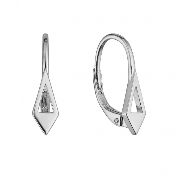 Obrázok pre Strieborné náušnice geometrického tvaru 61024