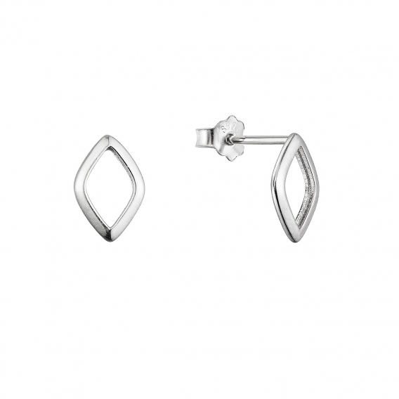 Obrázok pre Strieborné náušnice geometrický tvar 61039