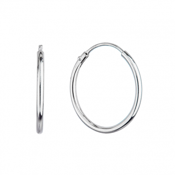 Obrázok pre Strieborné náušnice kruhy 61002
