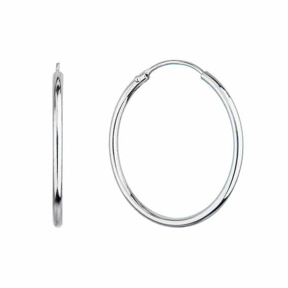 Obrázok pre Strieborné náušnice kruhy 61003