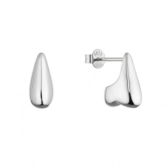 Obrázok pre Strieborné náušnice kvapka 61084