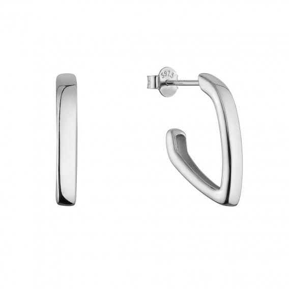 Obrázok pre Strieborné náušnice obdĺžniky 61115