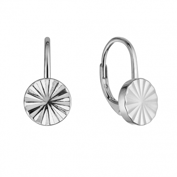 Obrázok pre Strieborné náušnice okrúhle 61021