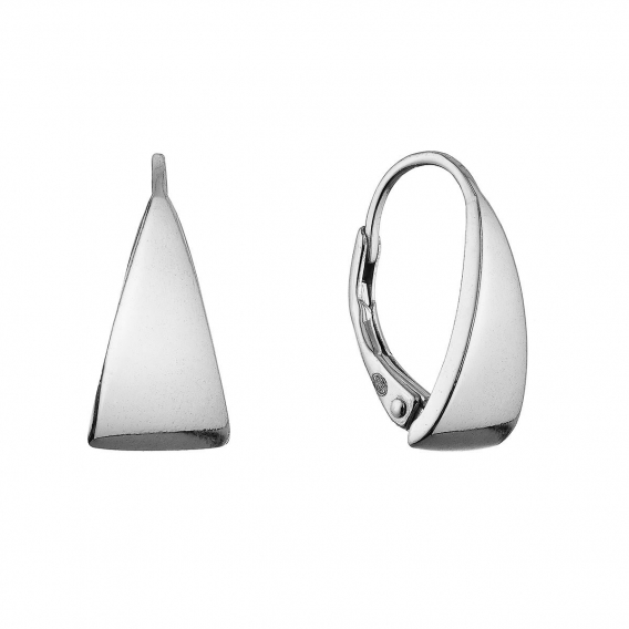 Obrázok pre Strieborné náušnice trojuholníky 61074