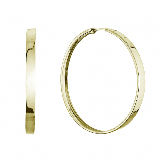 Obrázok pre Strieborné pozlátené náušnice kruhy 61068