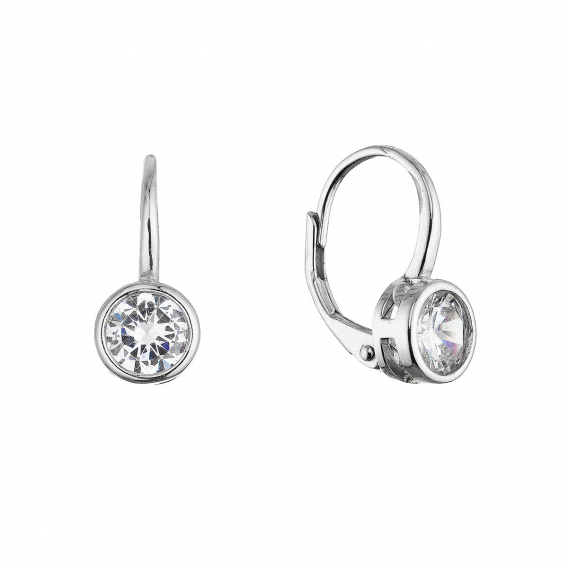 Obrázok pre Strieborné visiace náušnice 11618.1