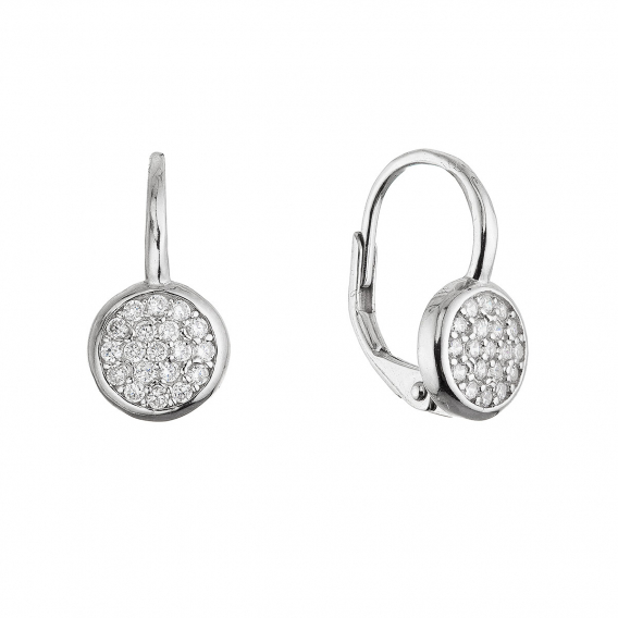 Obrázok pre Strieborné visiace náušnice 11623.1