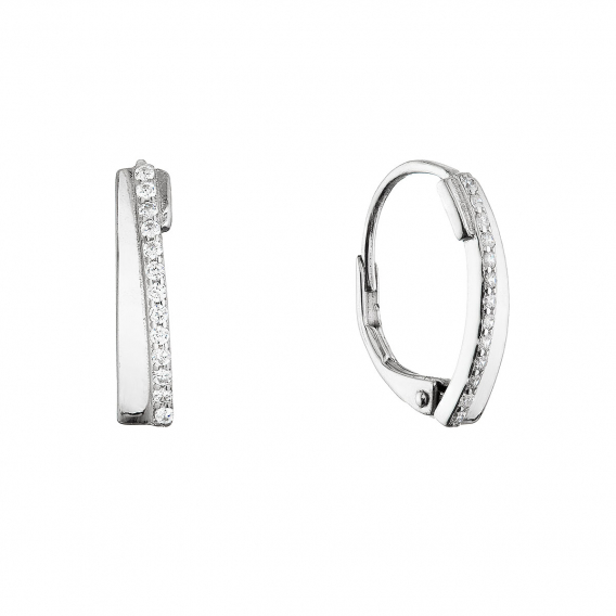 Obrázok pre Strieborné visiace náušnice 11672.1