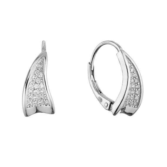 Obrázok pre Strieborné visiace náušnice 11679.1