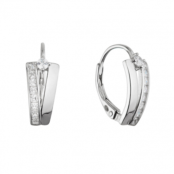 Obrázok pre Strieborné visiace náušnice 11681.1