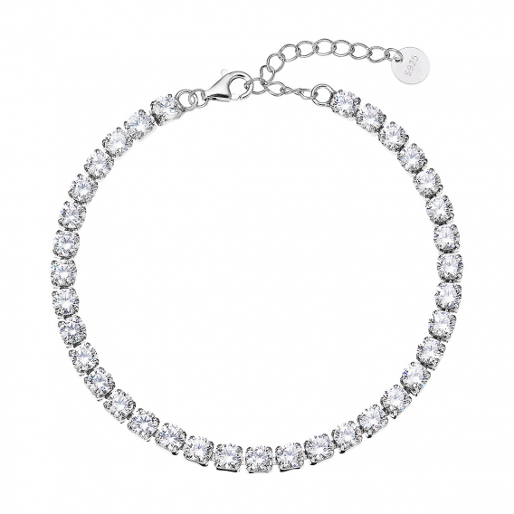 Obrázok pre Strieborný luxusný tenisový náramok 13097.1