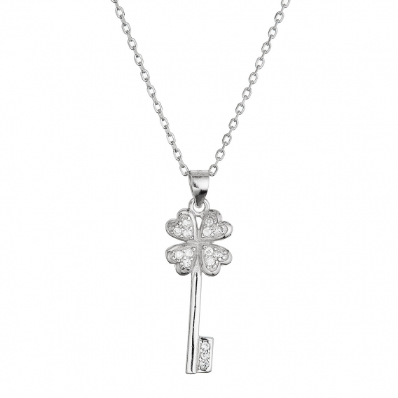 Obrázok pre Strieborný náhrdelník kľúč 12133.1