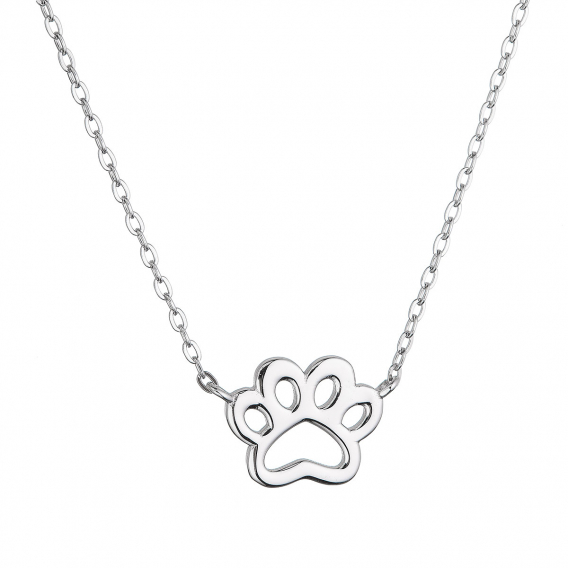 Obrázok pre Strieborný náhrdelník labka 62042