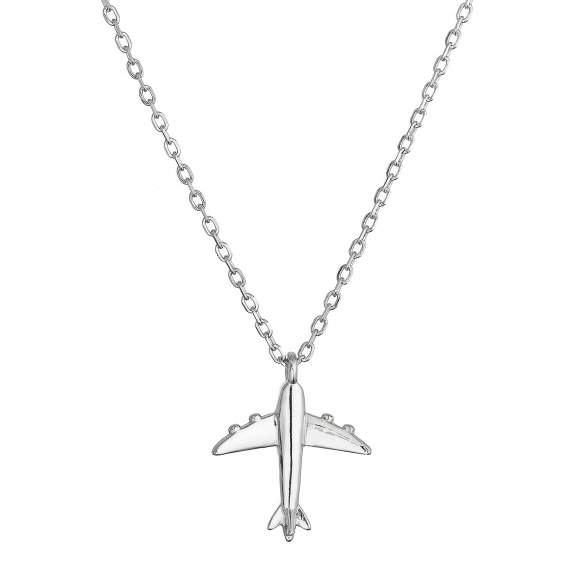 Obrázok pre Strieborný náhrdelník lietadlo 62050