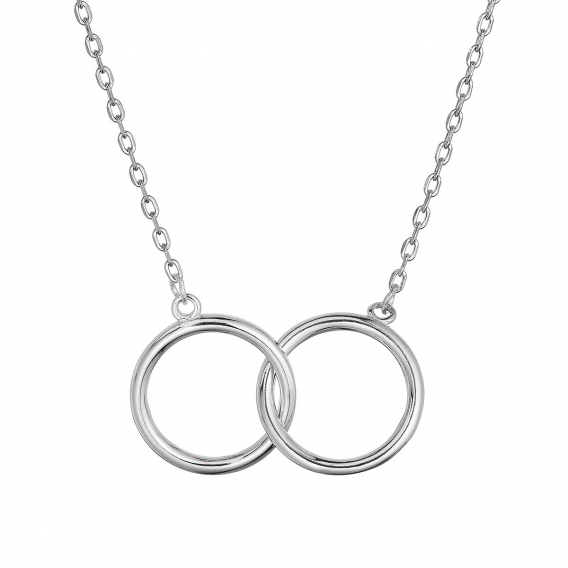 Obrázok pre Strieborný náhrdelník s krúžkami 62026