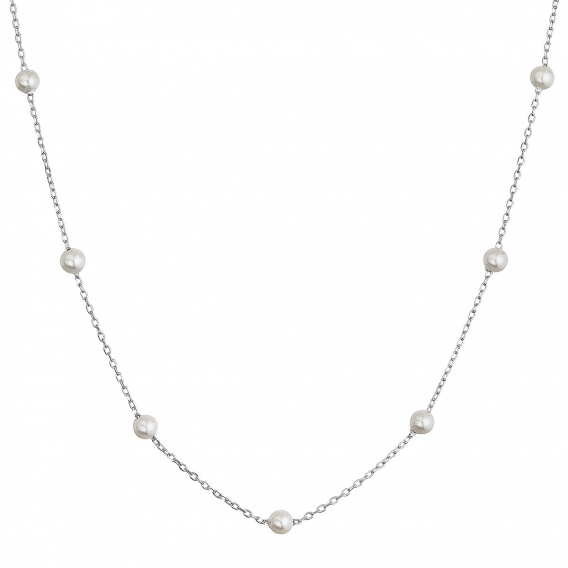 Obrázok pre Strieborný náhrdelník so shell perličkami 12145.1