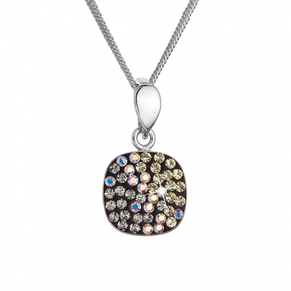 Obrázok pre Strieborný náhrdelník so Swarovski kryštálmi 32088.3 moonlight