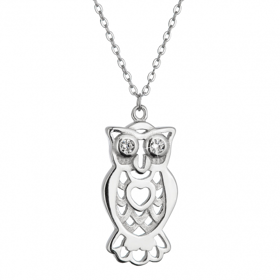 Obrázok pre Strieborný náhrdelník sova 12112.1