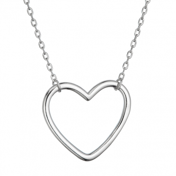 Obrázok pre Strieborný náhrdelník srdca 62024