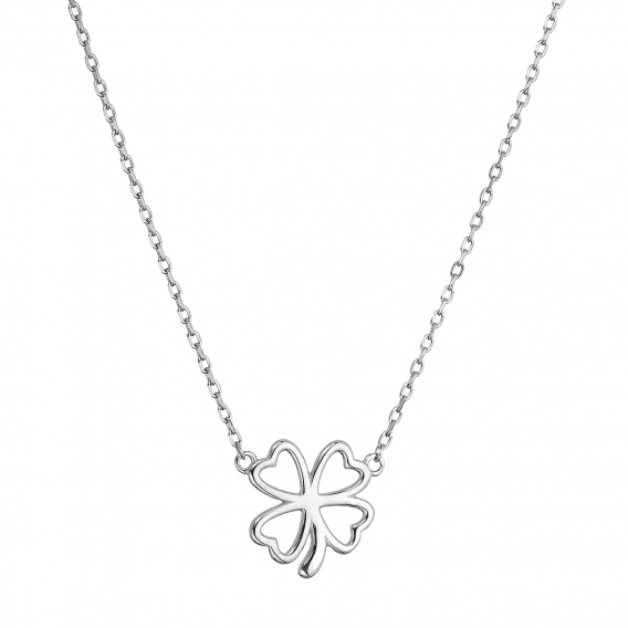 Obrázok pre Strieborný náhrdelník štvorlístok 62036