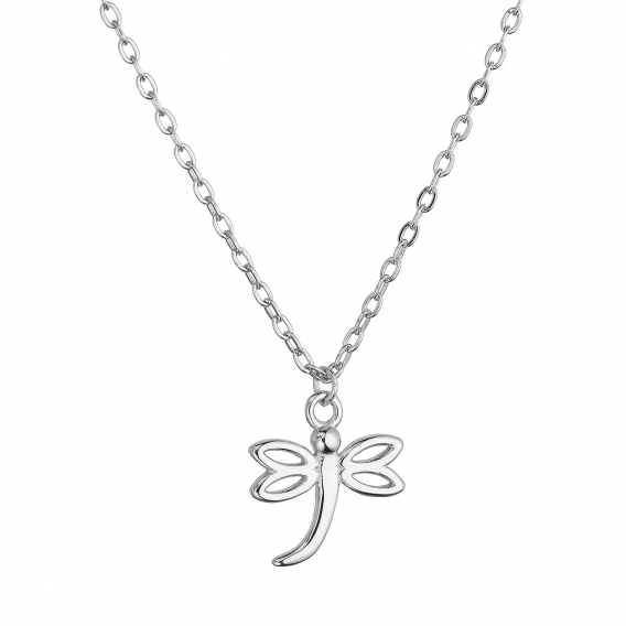 Obrázok pre Strieborný náhrdelník vážka 62044
