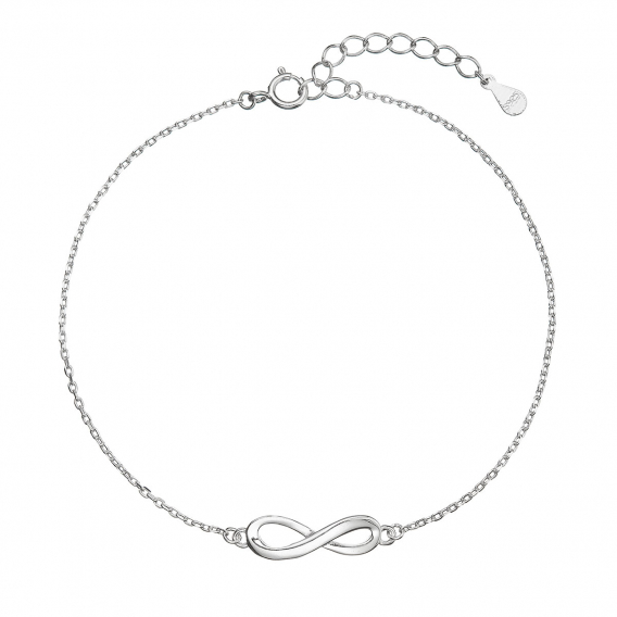 Obrázok pre Strieborný náramok nekonečno 63010