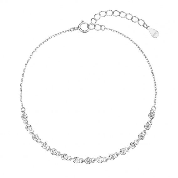 Obrázok pre Strieborný náramok s malými zirkónmi 13031.1