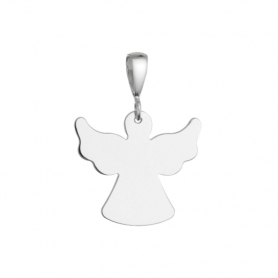 Obrázok pre Strieborný prívesok anjel 64091