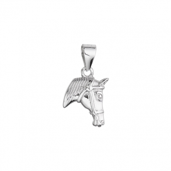Obrázok pre Strieborný prívesok hlava koňa 64038