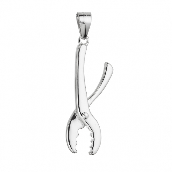 Obrázok pre Strieborný prívesok kliešte sikovky 64081