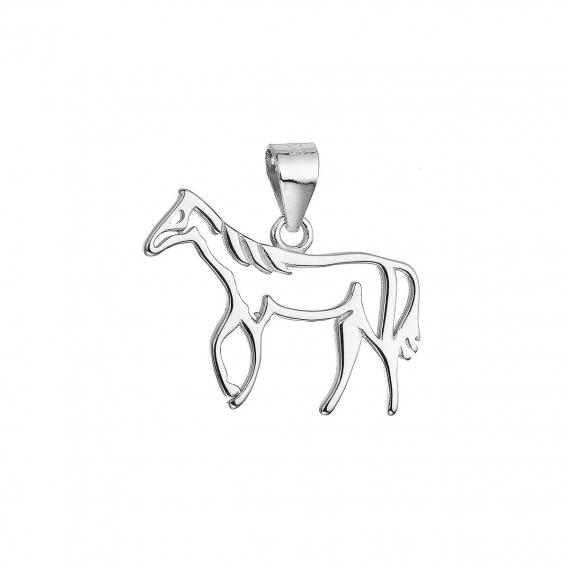 Obrázok pre Strieborný prívesok kôň 64035