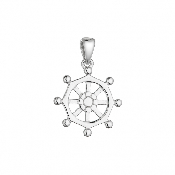 Obrázok pre Strieborný prívesok kormidlo 64054