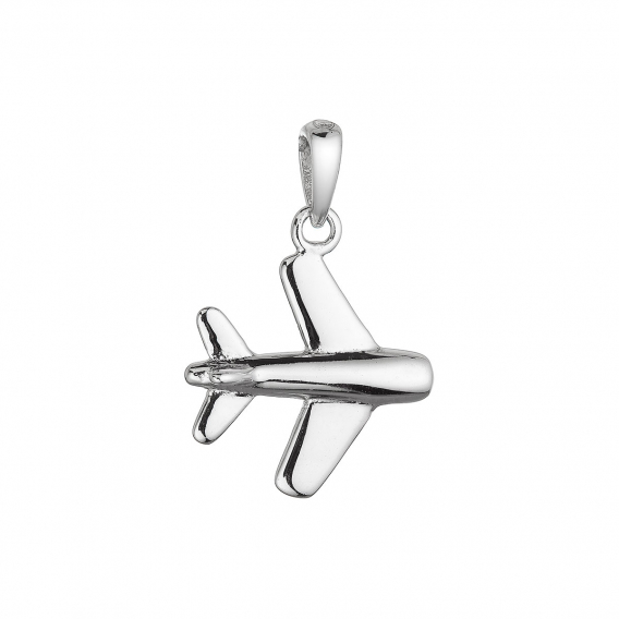 Obrázok pre Strieborný prívesok lietadlo 64061