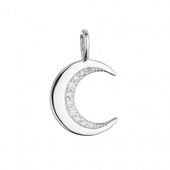 Obrázok pre Strieborný prívesok mesiac 14058.1