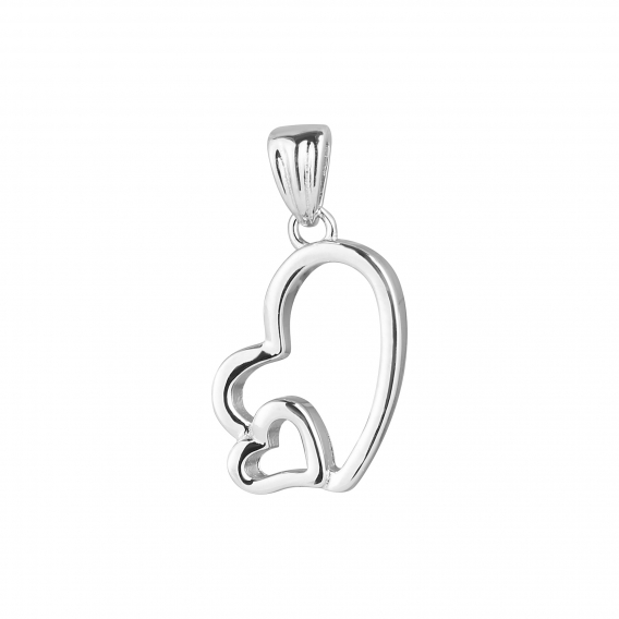 Obrázok pre Strieborný prívesok srdiečka 64021