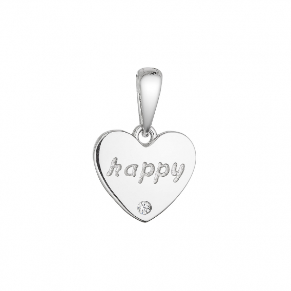 Obrázok pre Strieborný prívesok srdiečko 