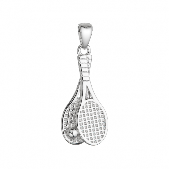 Obrázok pre Strieborný prívesok tenis 64048