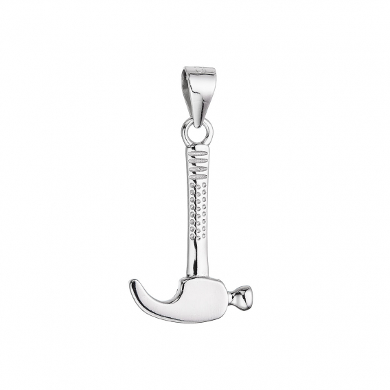 Obrázok pre Strieborný prívesok tesárske kladivo 64058