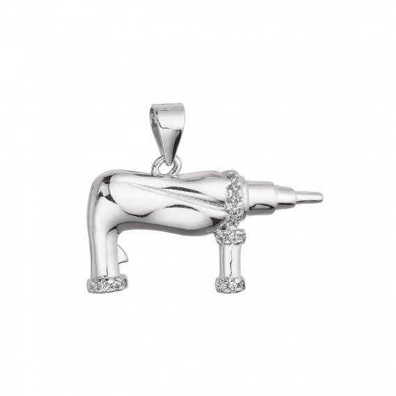 Obrázok pre Strieborný prívesok vŕtačka 14060.1 crystal