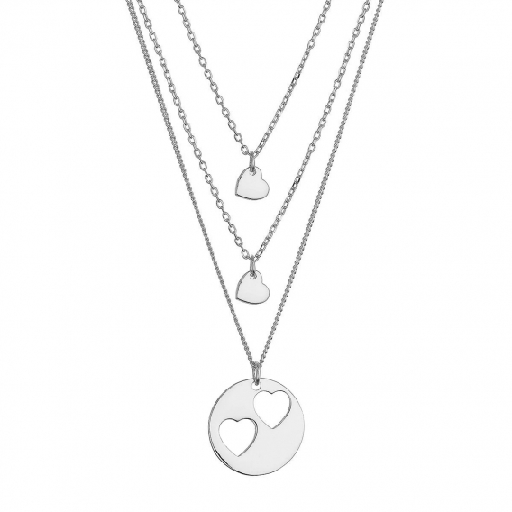 Obrázok pre Strieborný set náhrdelníkov pre mamičku a dve dcéry 62048