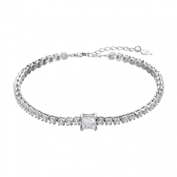 Obrázok pre Strieborný tenisový náramok CHLOE 13M00003 moissanite