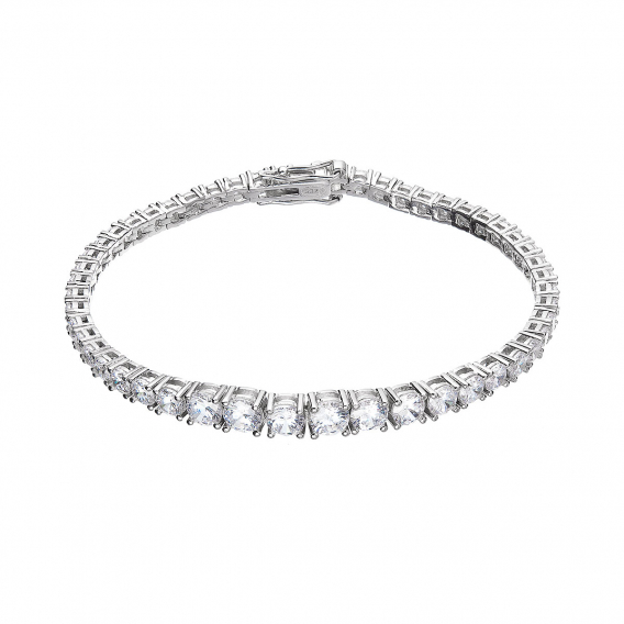 Obrázok pre Strieborný tenisový náramok Matrix 13068.1