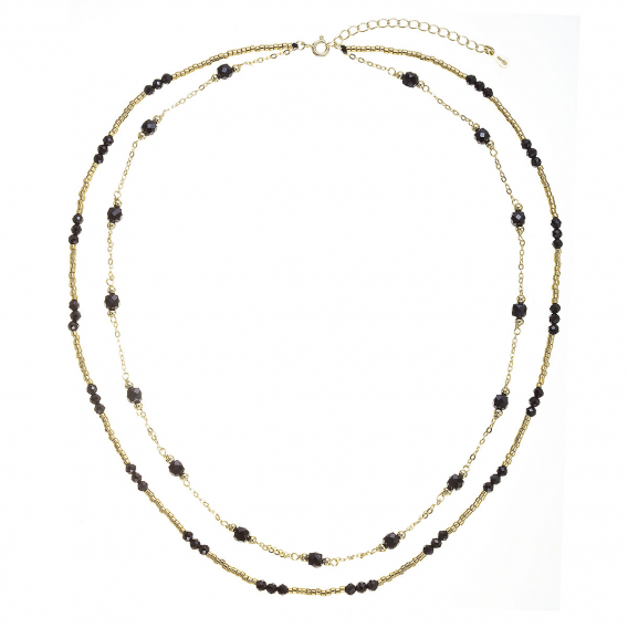 Obrázok pre Pozlátený náhrdelník so spinelmi 12183.3