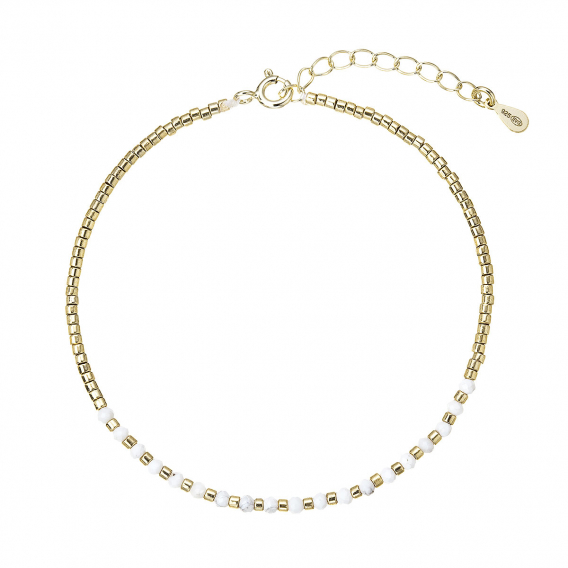 Obrázok pre Pozlátený náramok s howlitmi 13112.1