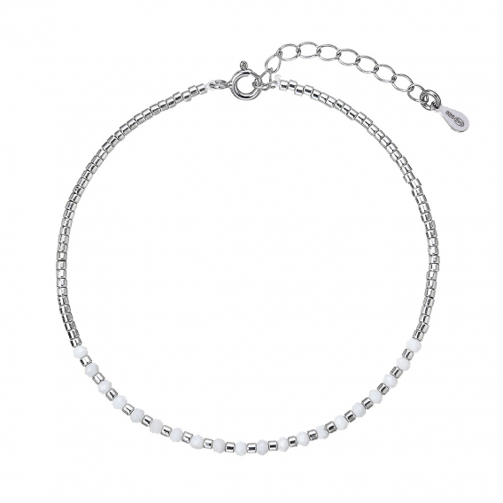 Obrázok pre Strieborný náramok s howlitmi 13112.1