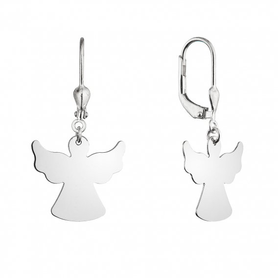 Obrázok pre Strieborné náušnice anjeli 61133