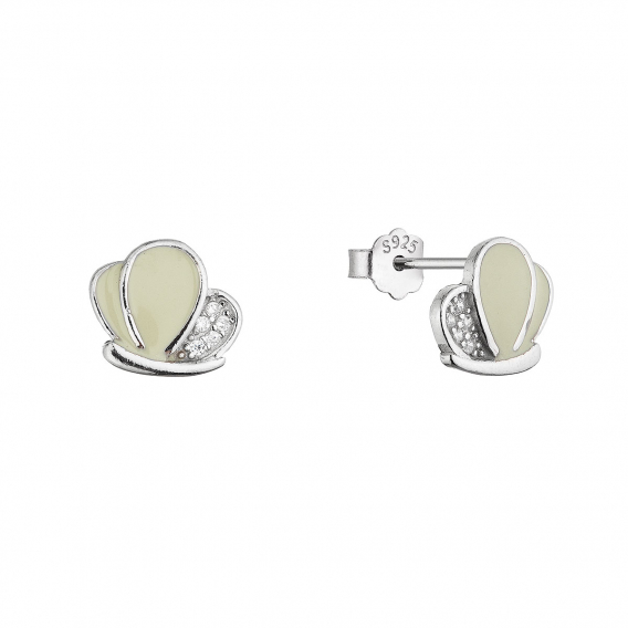 Obrázok pre Strieborné náušnice motýliky 11756.1