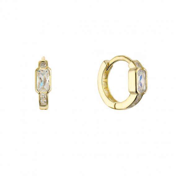 Obrázok pre Pozlátené krúžky so zirkónmi 11766.1