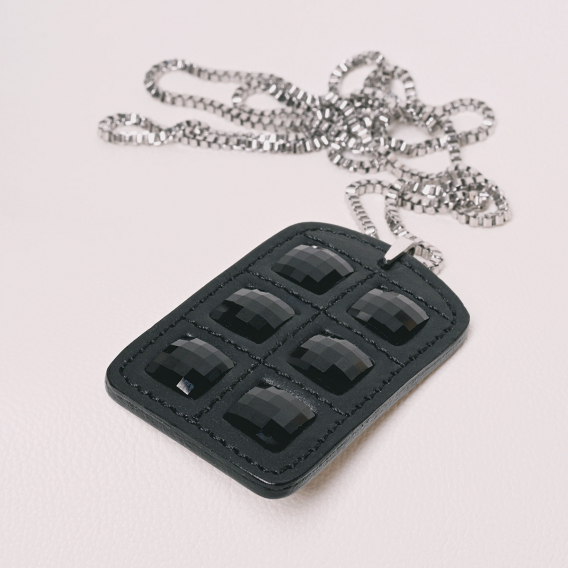 Obrázok pre Náhrdelník so Swarovski čiernymi kryštálmi 34135.3