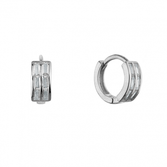 Obrázok pre Strieborné krúžky so zirkónmi 11768.1